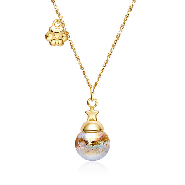 Pull Pull Small Ears Cats and Dogs Pet Souvenir Necklace