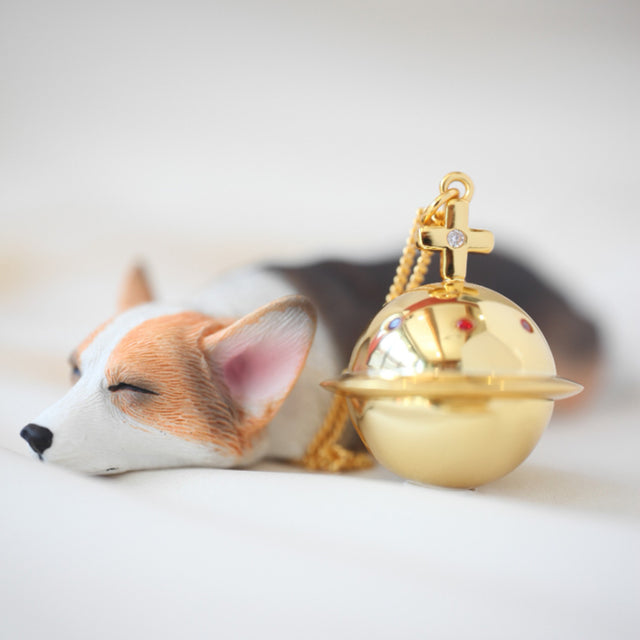 Pet Ashes Hair Collection Pendant Memorial Planet Necklace