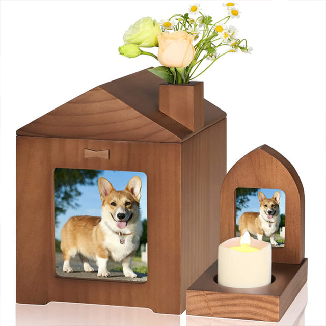 House-shaped Pet Memorial Urn - Customizable