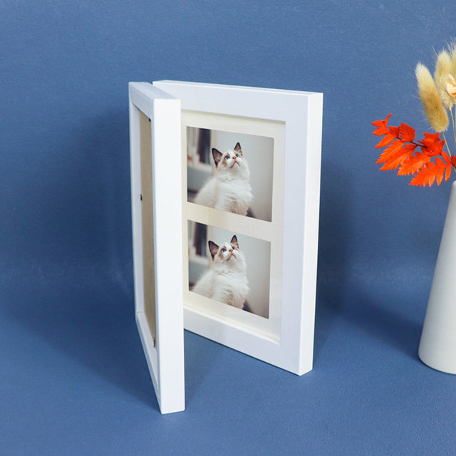 Cat Paw Print Dog Paw Print Pet Memorial Photo Frame - Customizable
