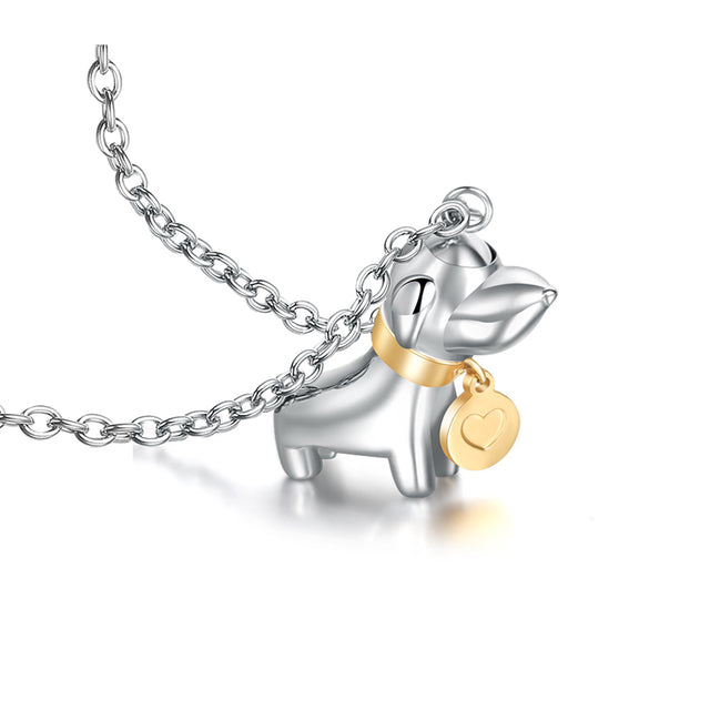 Sweetie Dog Ashes Necklace Pet Memorial Jewelry