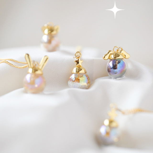 Pull Pull Small Ears Cats and Dogs Pet Souvenir Necklace