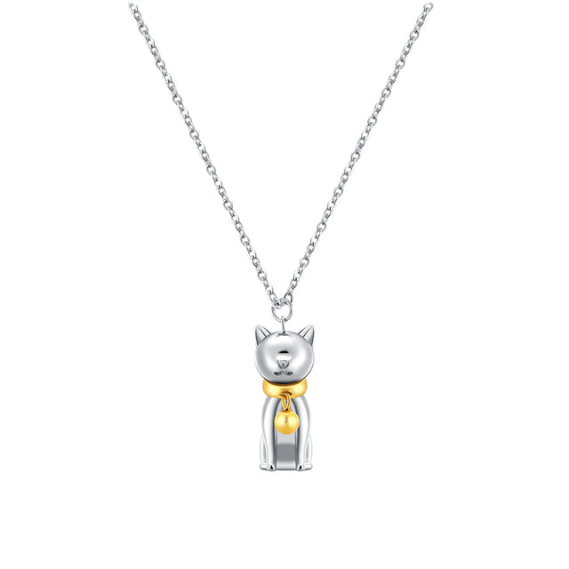 Sweetie Cat Ashes Necklace Pet Memorial Jewelry