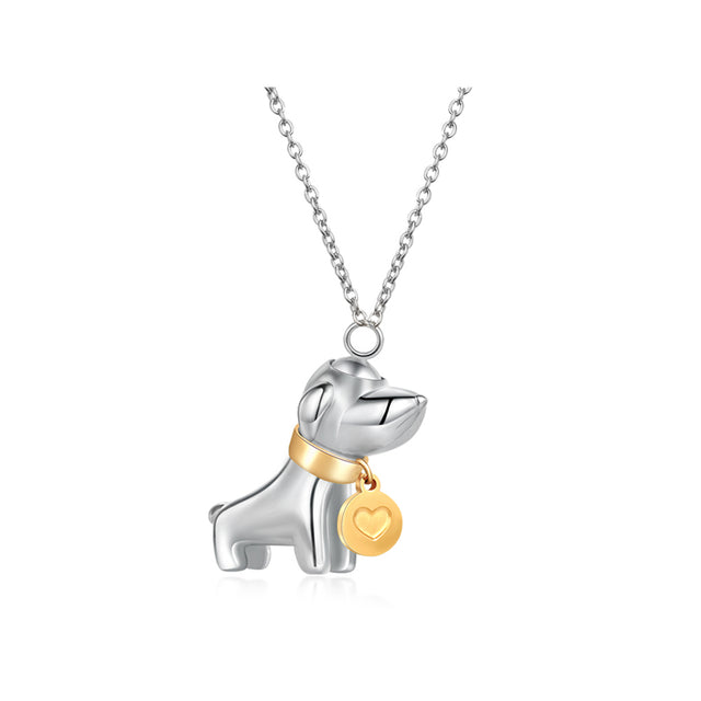 Sweetie Dog Ashes Necklace Pet Memorial Jewelry