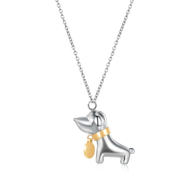 Sweetie Dog Ashes Necklace Pet Memorial Jewelry
