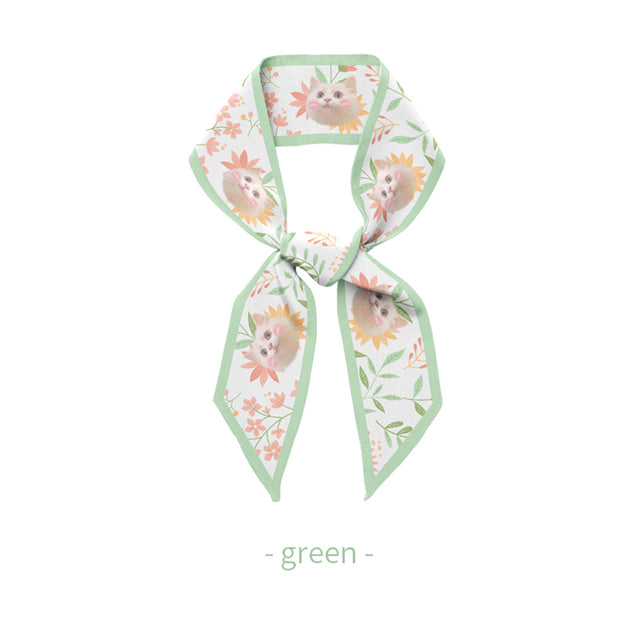 Pet Custom Memorial Silk Scarf