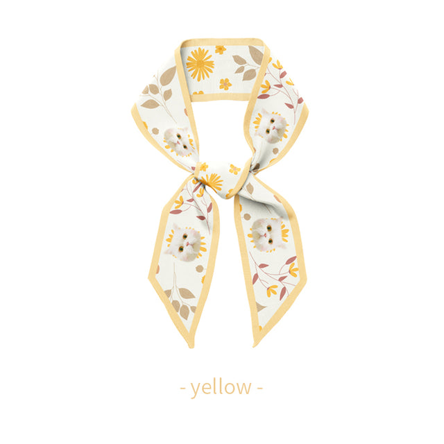 Pet Custom Memorial Silk Scarf