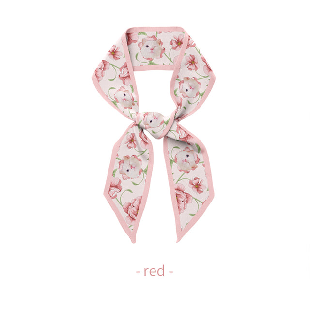 Pet Custom Memorial Silk Scarf