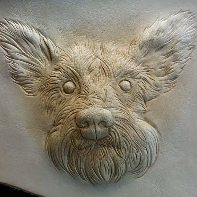 Pet Custom Leather Carving Gift Pendant Souvenir
