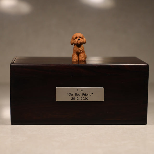 teddy sculpture pet urn