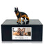 Pet Urn Memorial Shadow Box for Dog & Cat Ashes – Sympathy Keepsake Frame Gift