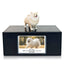 Pet Urn Memorial Shadow Box for Dog & Cat Ashes – Sympathy Keepsake Frame Gift