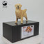 Pet Urn Memorial Shadow Box for Dog & Cat Ashes – Sympathy Keepsake Frame Gift