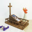 Jesus Cross Pet Urn Memorial Photo Frame Ornament