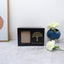 Medium and Large Black Pine Pet Urn with Photo Frame