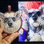 Pet Custom Leather Carving Gift Pendant Souvenir