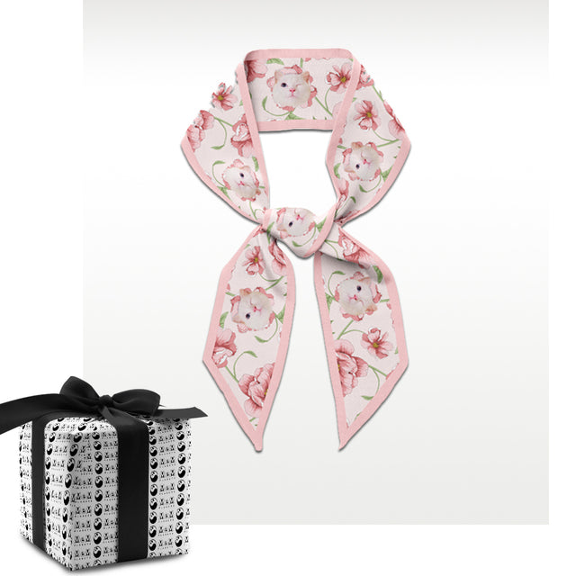 Pet Custom Memorial Silk Scarf
