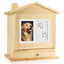 House Shaped Pet Urn with Memorial Claw Mud