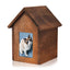 House Shape Pet Urn Pine Wood Material - Can Be Customized