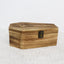 Jesus Cross Pet Urn Pine Wood Coffin Appearance - Customizable
