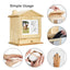 House Shaped Pet Urn with Memorial Claw Mud