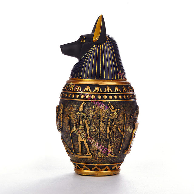 Egyptian Pharaonic Anubis Style Pet Urn