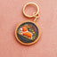 Small Corgi Leather Carving Keychain Pet Souvenir-Customizable