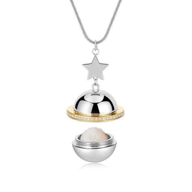 Pet Hair, Ashes Storage Pendant Memorial Planet Series