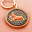 Small Corgi Leather Carving Keychain Pet Souvenir-Customizable