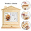 House Shaped Pet Urn with Memorial Claw Mud