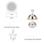 Pet Hair, Ashes Storage Pendant Memorial Planet Series