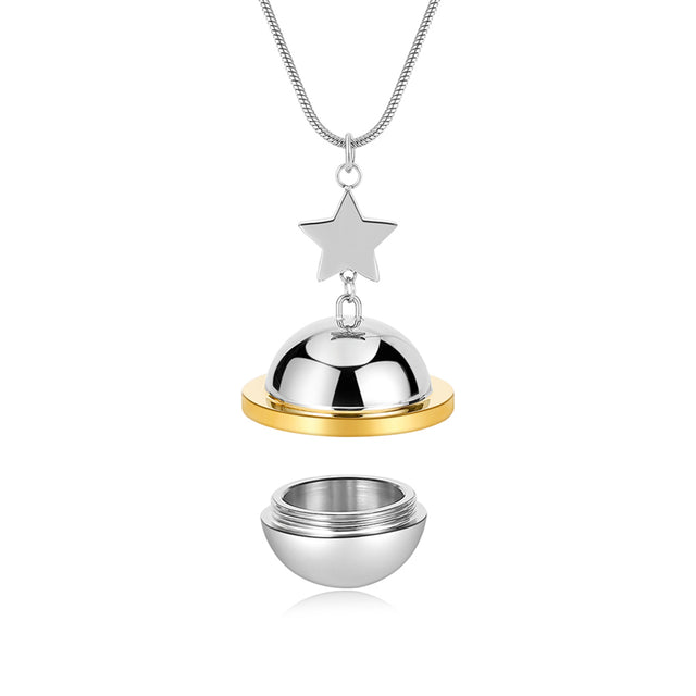 Pet Hair, Ashes Storage Pendant Memorial Planet Series