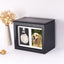 Bamboo Wood Pet Urn with Commemorative Photo Frame - Can Be Customized