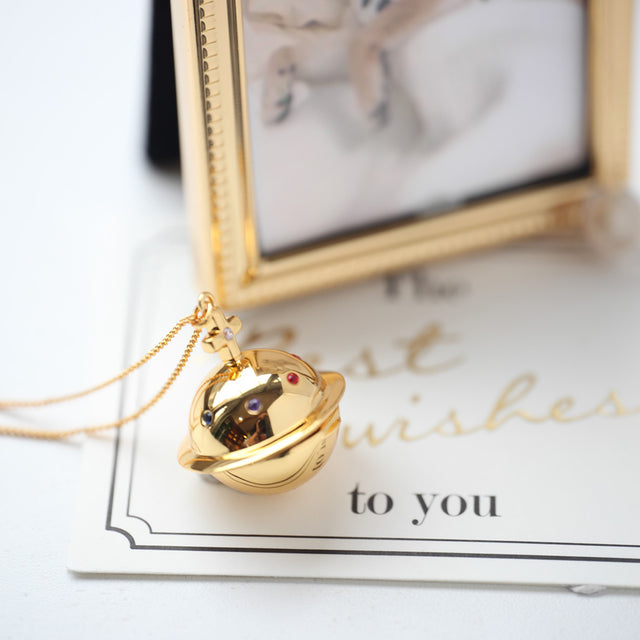 Pet Ashes Hair Collection Pendant Memorial Planet Necklace