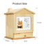 House Shaped Pet Urn with Memorial Claw Mud