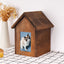 House Shape Pet Urn Pine Wood Material - Can Be Customized