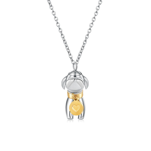 Sweetie Dog Ashes Necklace Pet Memorial Jewelry