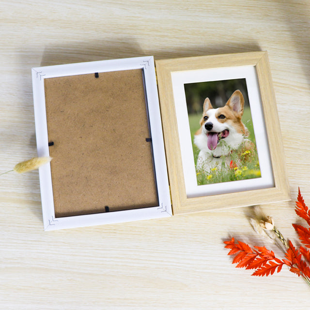 Dog Paw Print Cat Paw Print Pet Footprint Commemorative Photo Frame Diy Gift - Customizable