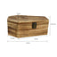 Jesus Cross Pet Urn Pine Wood Coffin Appearance - Customizable