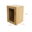 Bamboo Wood Handmade Pet Urn with Photo Frame - Can Be Customized