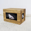 Pine Wood Pet Urn with Photo Frame - Can Be Customized
