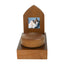 Wooden Handmade Pet Urn House Shape with Souvenir Photo Frame