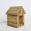 House Shape Pet Urn Pine Wood Material - Can Be Customized