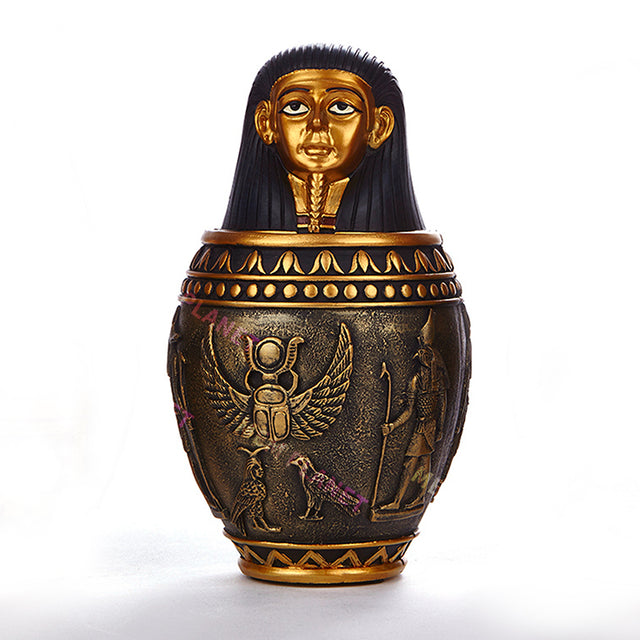 Egyptian Pharaonic Anubis Style Pet Urn