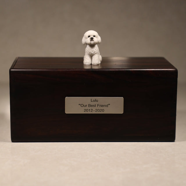 teddy sculpture pet urn
