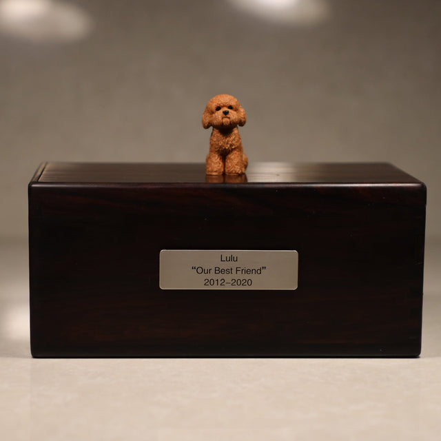 teddy sculpture pet urn