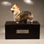 corgi sculpture pet urn