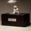 Bulldog sculpture pet urn