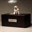 Bulldog sculpture pet urn