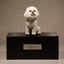 Bichon Sculpture Pet Urn